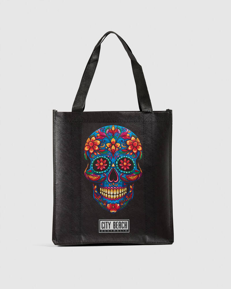Get It Now Sugar Skull Eco Bag for Womens