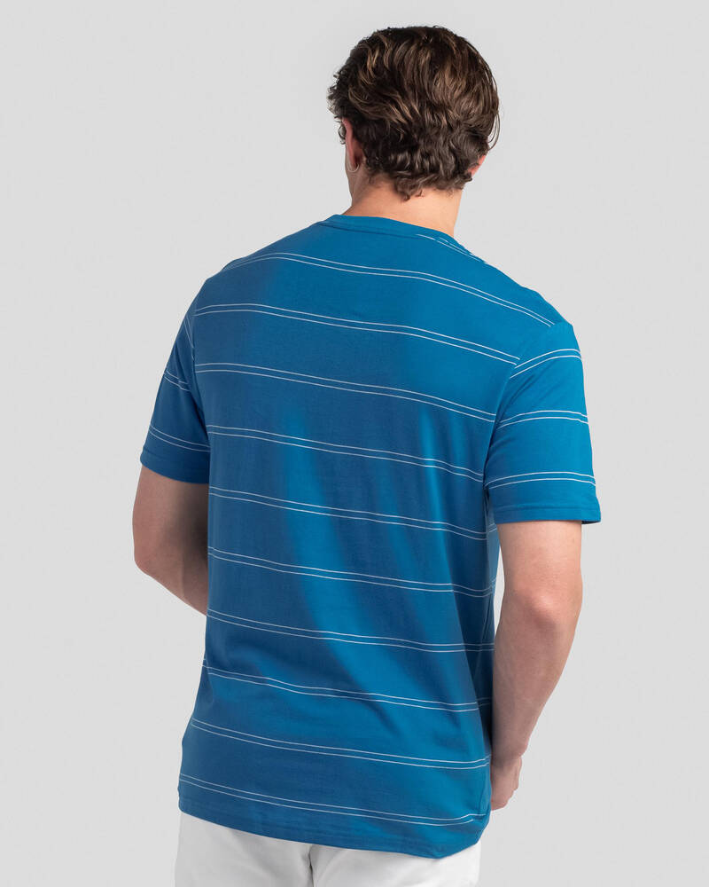 Rip Curl Plain Stripe T-Shirt for Mens