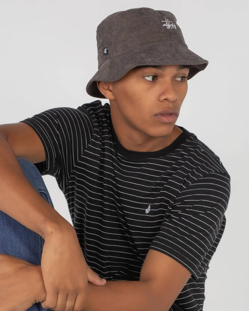 Stussy Graffiti Cord Bucket Hat for Mens