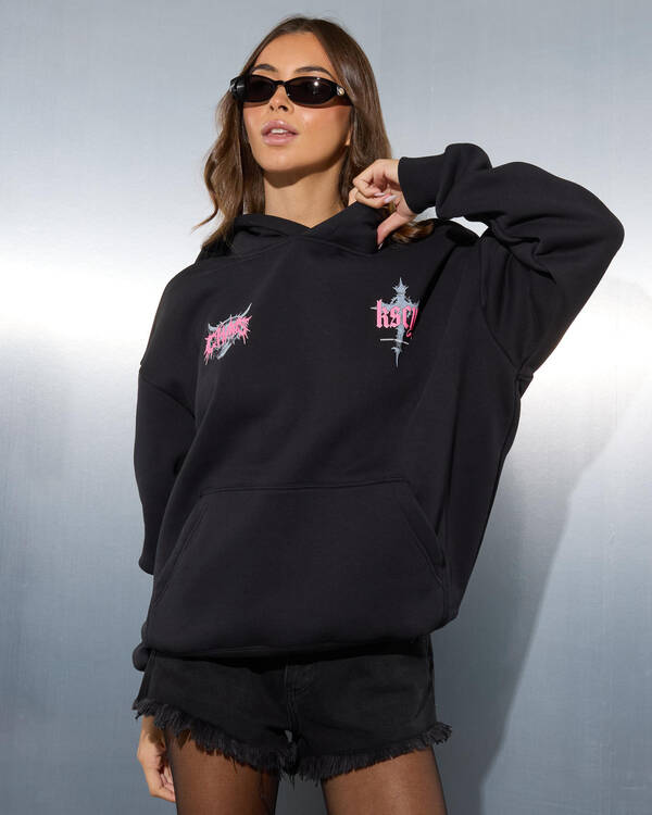 Kiss Chacey Women's Glitch Oversized Hoodie for Womens