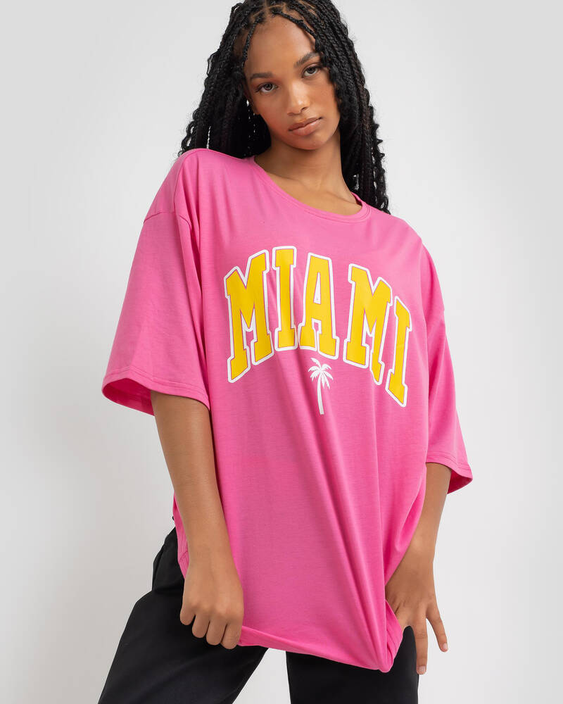MRKT. Miami Vibes T-Shirt for Womens