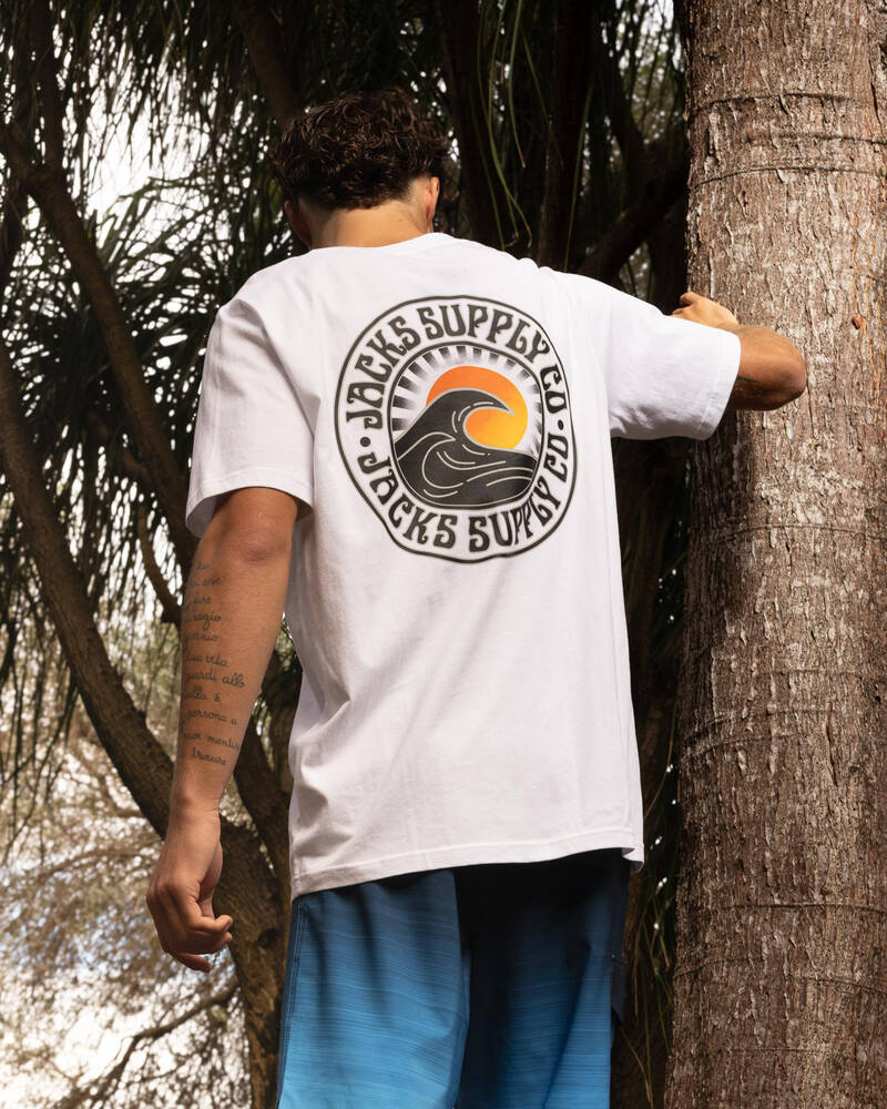 Jacks Rising Sun T-Shirt for Mens