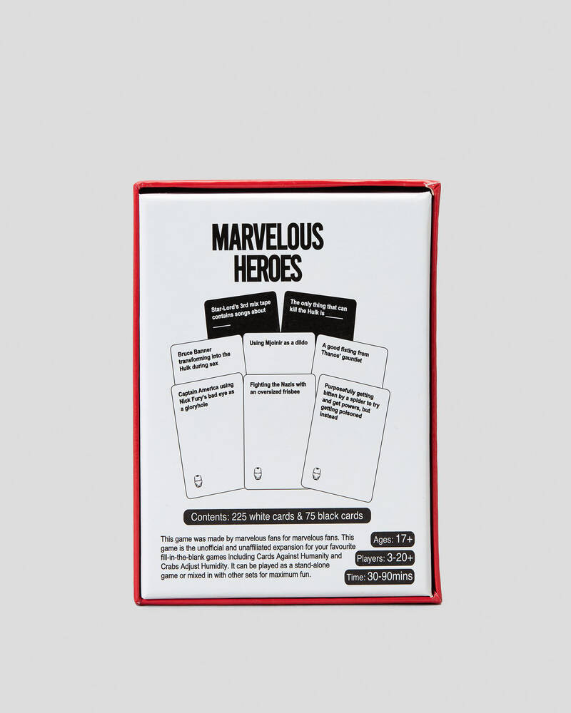 Get It Now Marvelous Heroes for Unisex