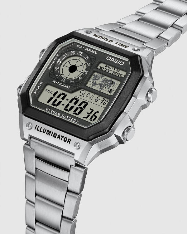 Casio AE1200WHD-1A World Time Watch for Mens