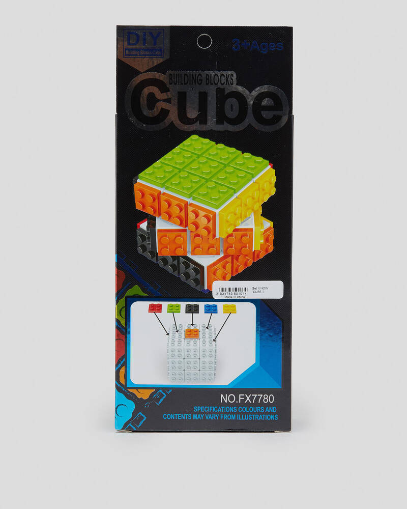 Get It Now DIY Building Block Cube Toy for Unisex