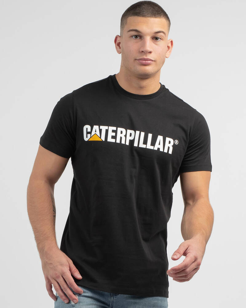 Cat Caterpillar Logo T-Shirt for Mens