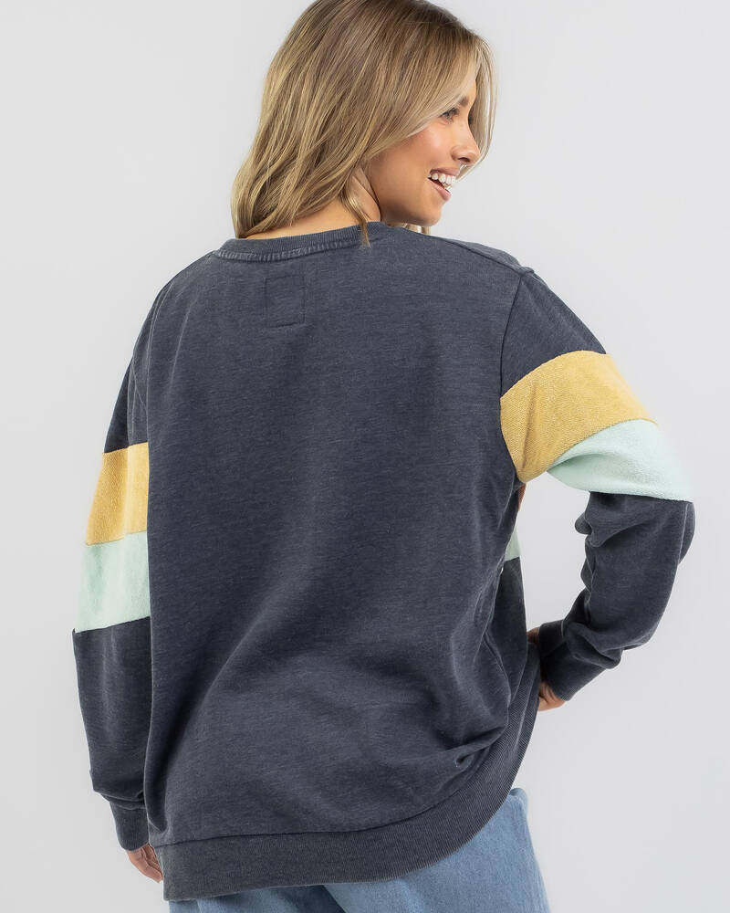 Rip Curl Heat Wave Crewneck Sweatshirt for Womens