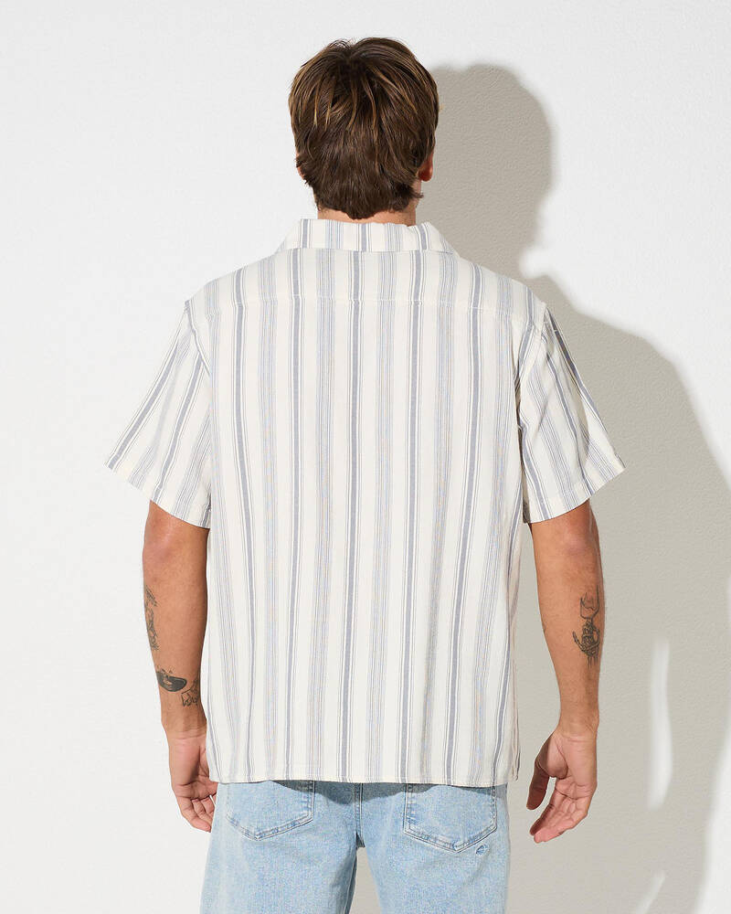Rhythm Turkish Stripe Short Sleeve Shirt for Mens