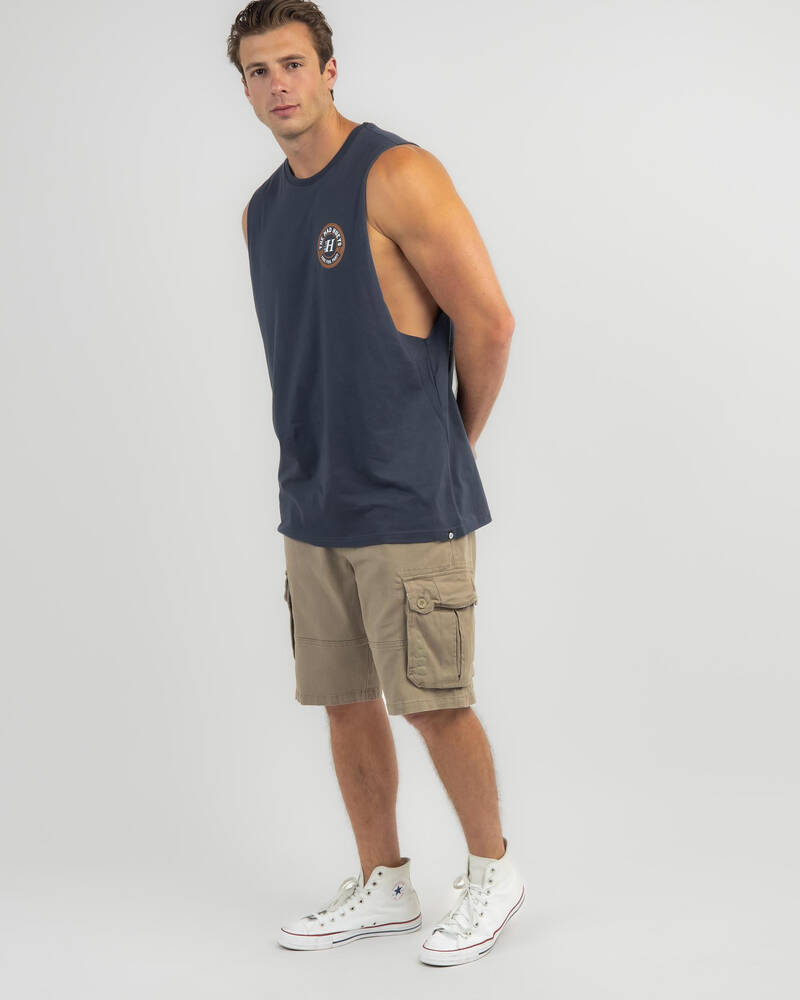 The Mad Hueys Surf Fish Party Singlet for Mens