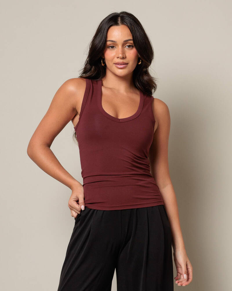 Ava And Ever Hallie V Neck Top for Womens