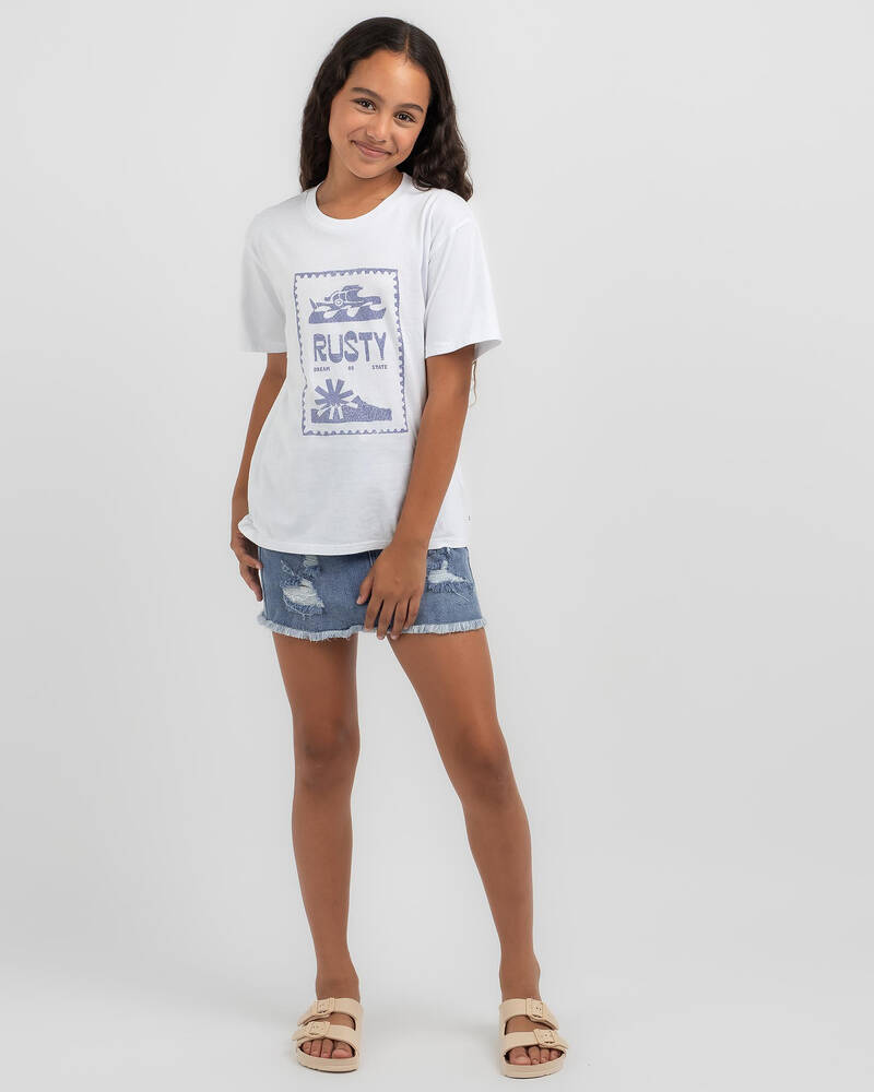 Rusty Girls' Dream State Oversized T-Shirt for Womens