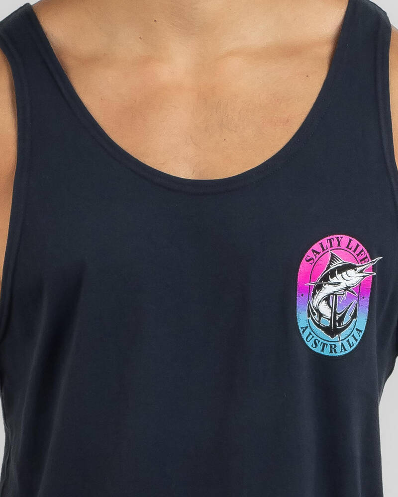 Salty Life Cheers Singlet for Mens