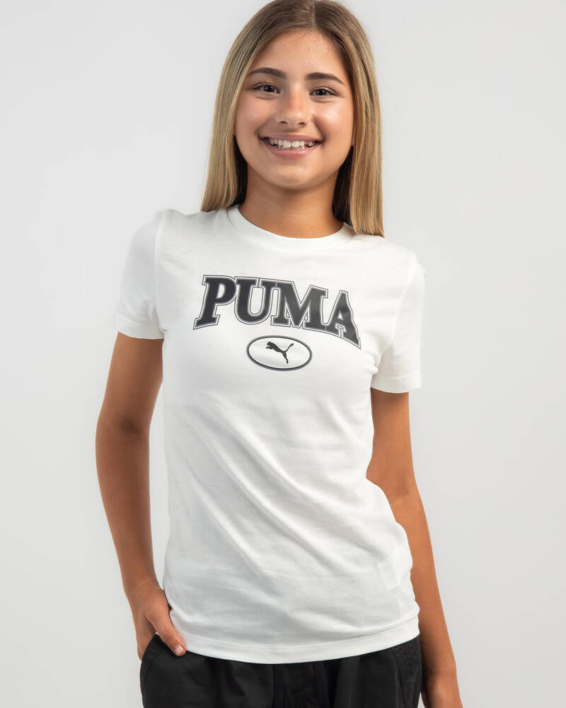 Puma Girls' Squad Graphic T-Shirt for Womens