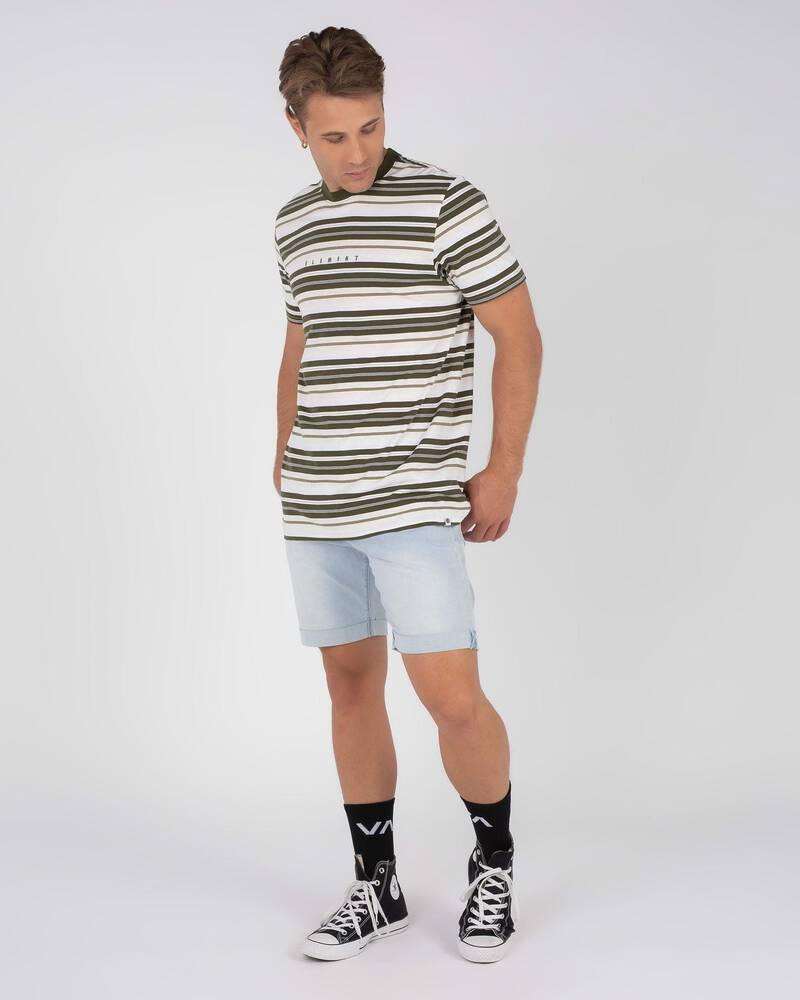 Element Gym Stripe T-Shirt for Mens