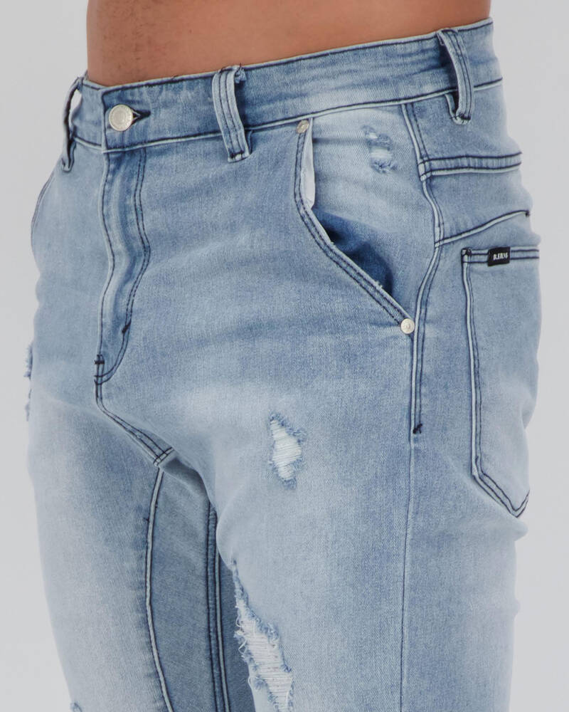 Black Palms The Tapered Drop Crotch Jeans for Mens