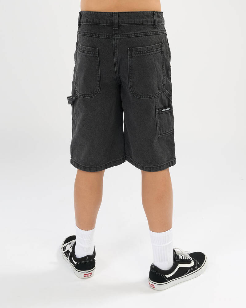 Santa Cruz Boys' Winkowski Eighth Planet Denim Shorts for Mens