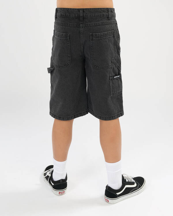 Santa Cruz Boys' Winkowski Eighth Planet Denim Shorts for Mens