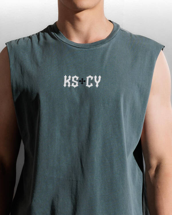 Kiss Chacey Resonance Dual Curved Muscle Tank for Mens