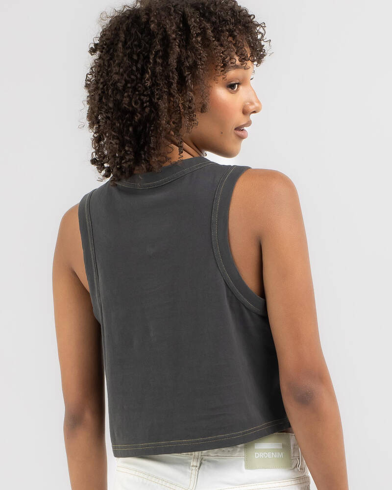 RVCA Snake Control Muscle Tank Top for Womens