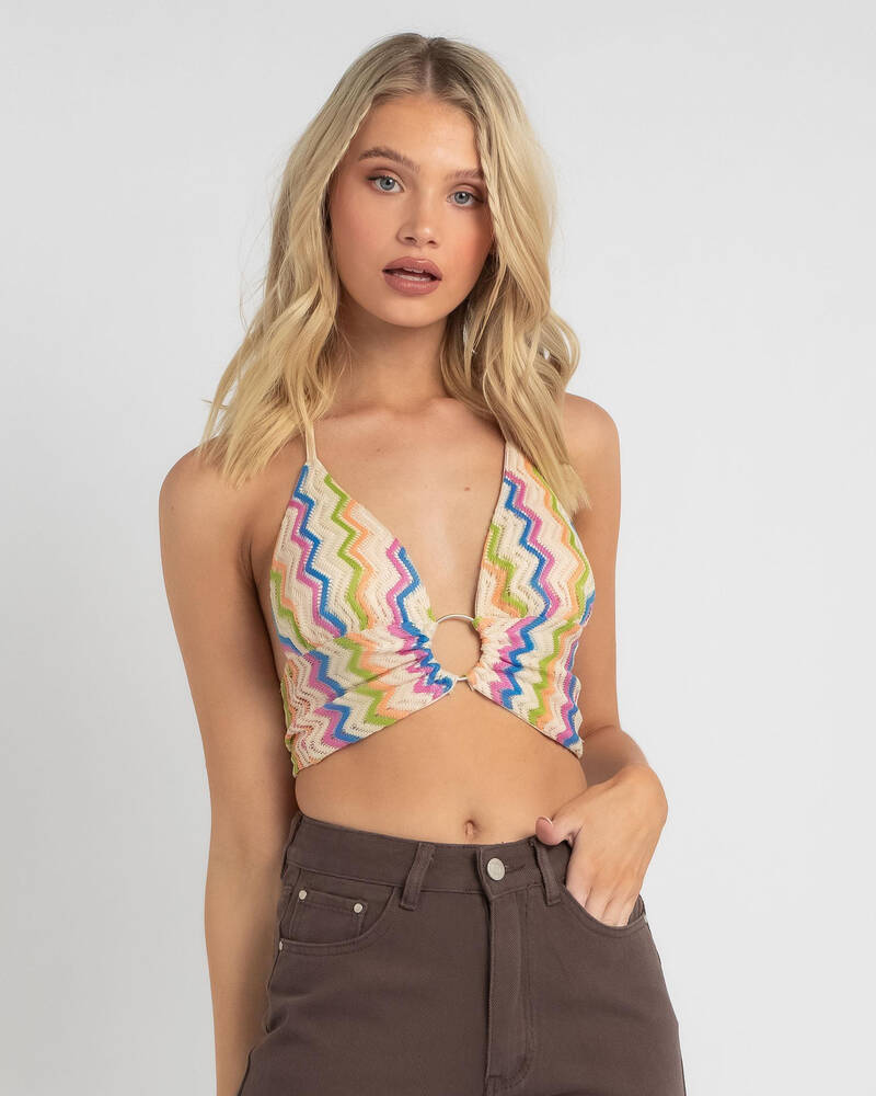 Ava And Ever Barcelona Halter Top for Womens