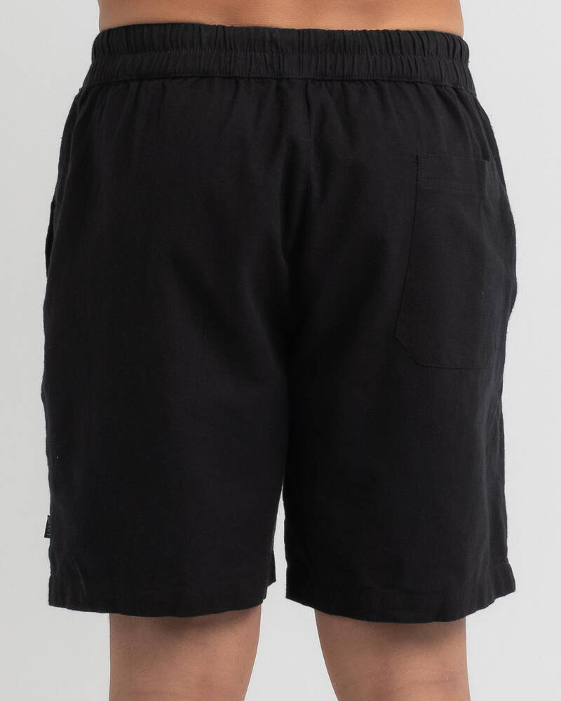 Silent Theory Linen Blend Shorts for Mens