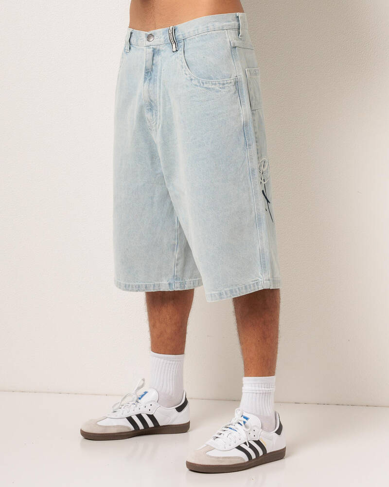 Rusty Slappa Denim Shorts for Mens