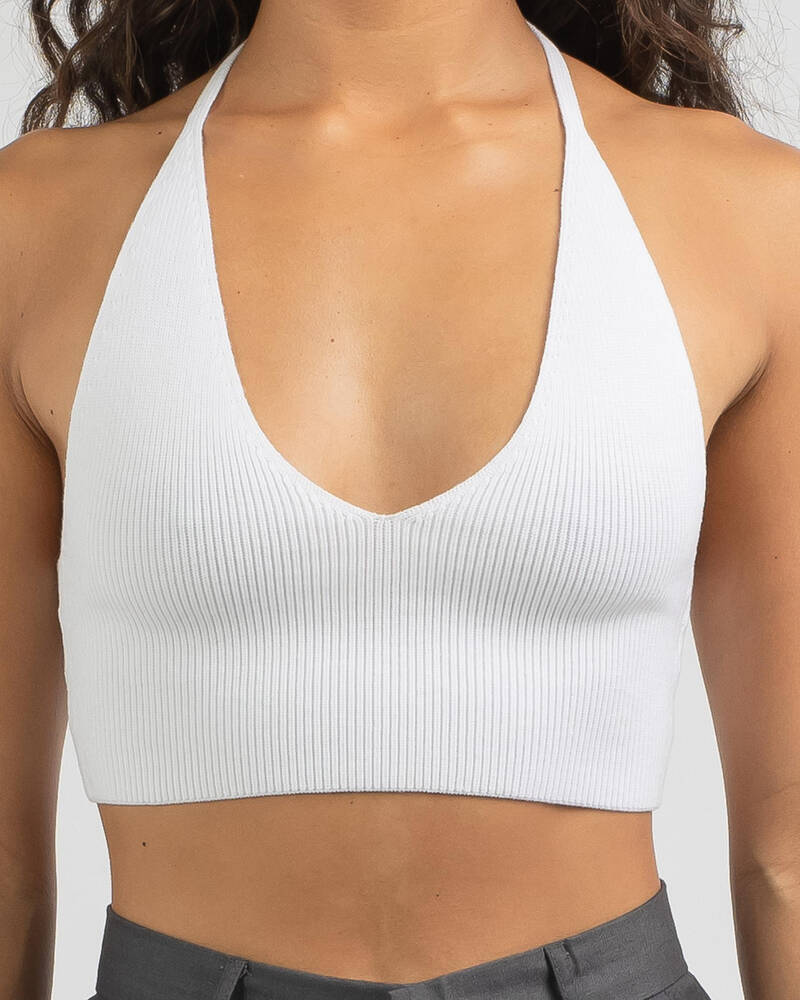 Mooloola Snoh Knit Halter Top for Womens