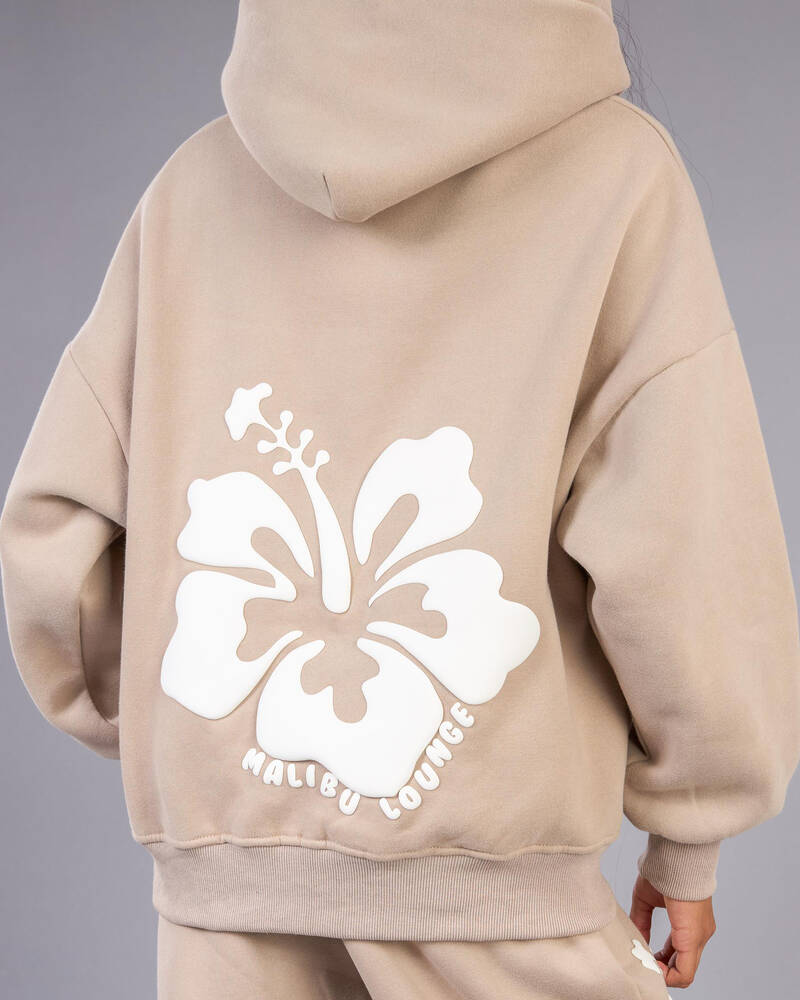 Malibu Lounge Girls&rsquo;Hibiscus Hoodie for Womens