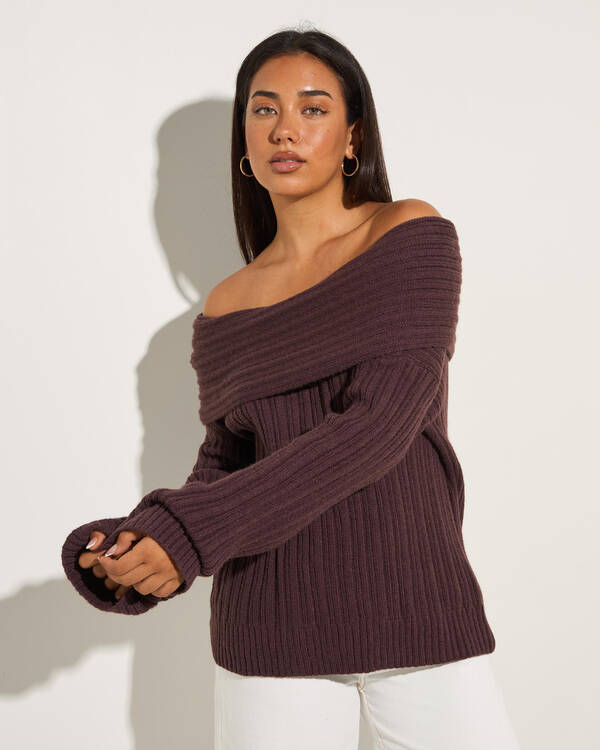 Percy Off Shoulder Knit Top