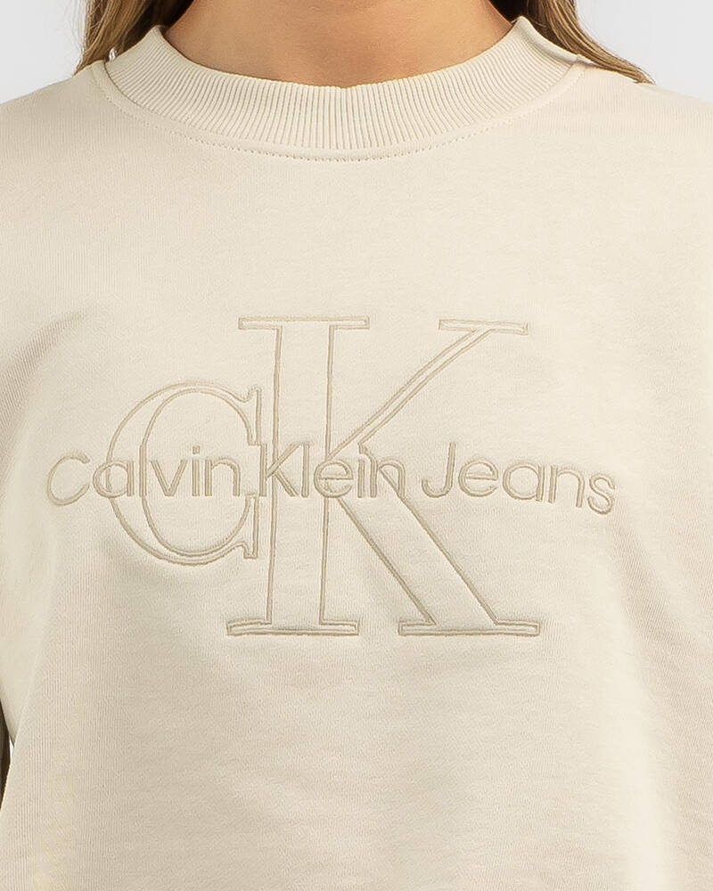 Calvin Klein Monologo Sweatshirt for Womens