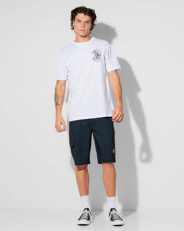 Salty Life Rough Waters T-Shirt for Mens