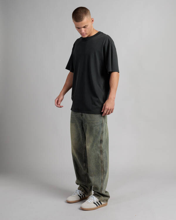 K6 Baggy Wide Leg Jeans, 01, hi-res