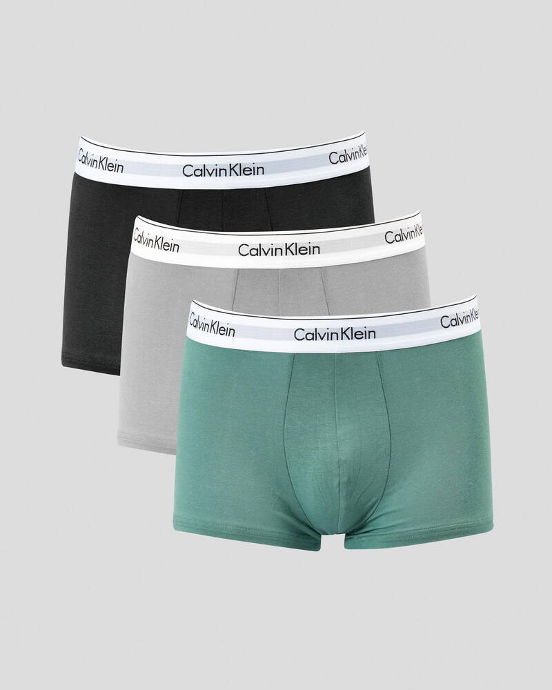 Calvin Klein Modern Cotton Trunk 3 Pack for Mens
