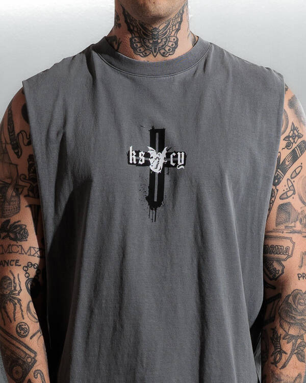 Kiss Chacey Infernal Relaxed Fit Muscle Tank for Mens
