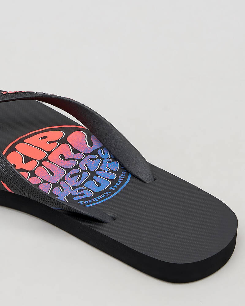 Rip Curl Brushed Wettie Thongs for Mens