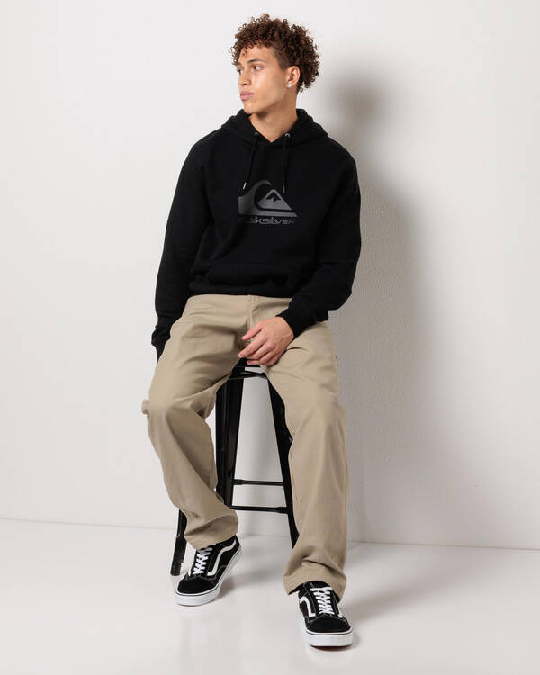 Quiksilver Comp Logo Hoodie for Mens