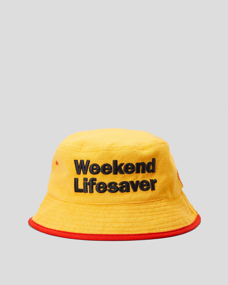 Milton Mango Weekend Lifesaver Terry Towelling Bucket Hat for Mens