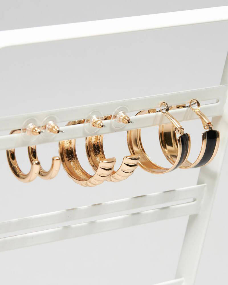 Karyn In LA Blair Hoop Earring Pack for Womens