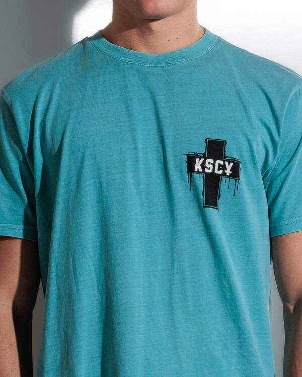 Kiss Chacey Ritualistic Dual Curved T-Shirt for Mens