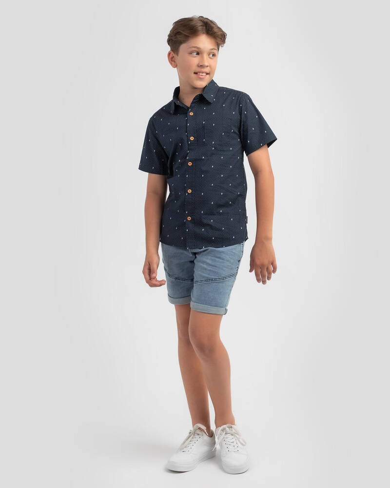 Lucid Boys' Incandesce Short Sleeve Shirt for Mens