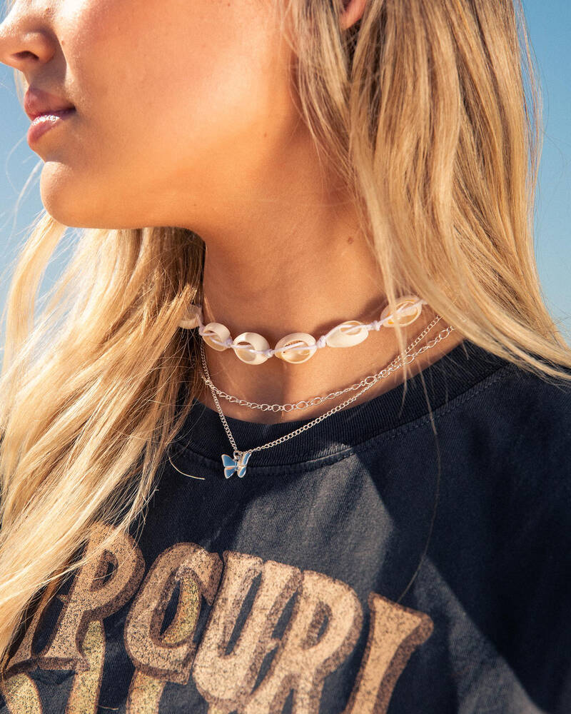 Karyn In LA Marika Shell Necklace Pack for Womens
