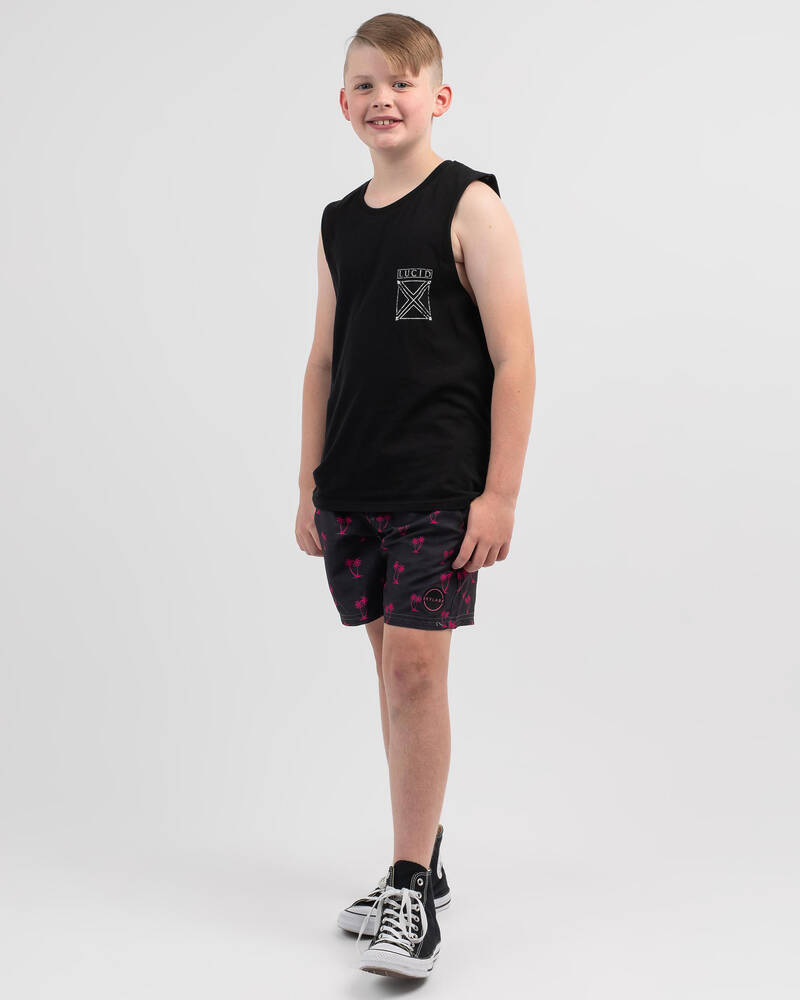 Skylark Boys' Boost Elastic Waist Shorts for Mens