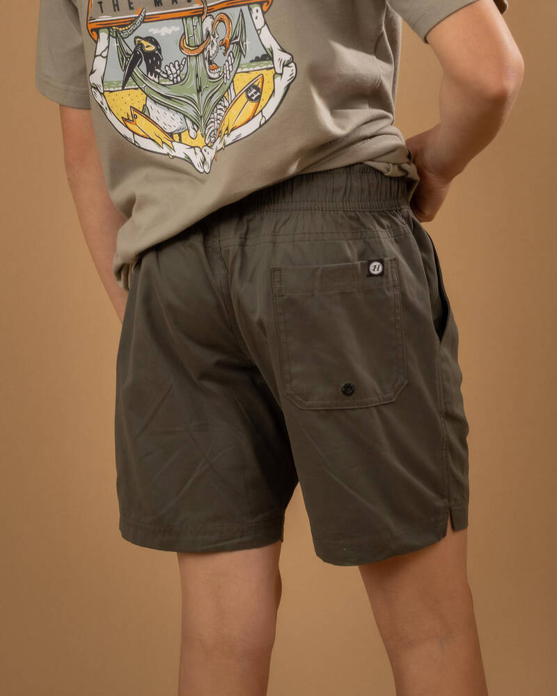 The Mad Hueys Boys' Anchorage Volley Shorts for Mens