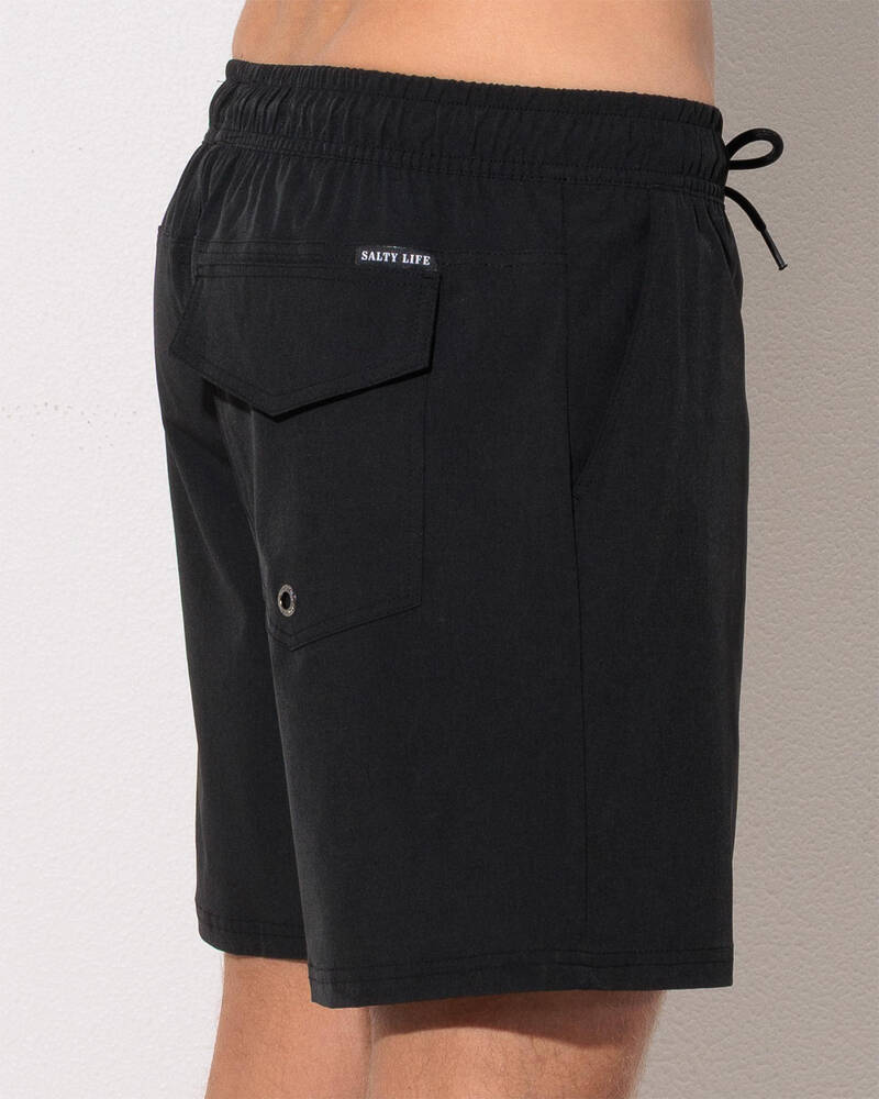 Salty Life Tempest Tide Elastic Waist Shorts for Mens