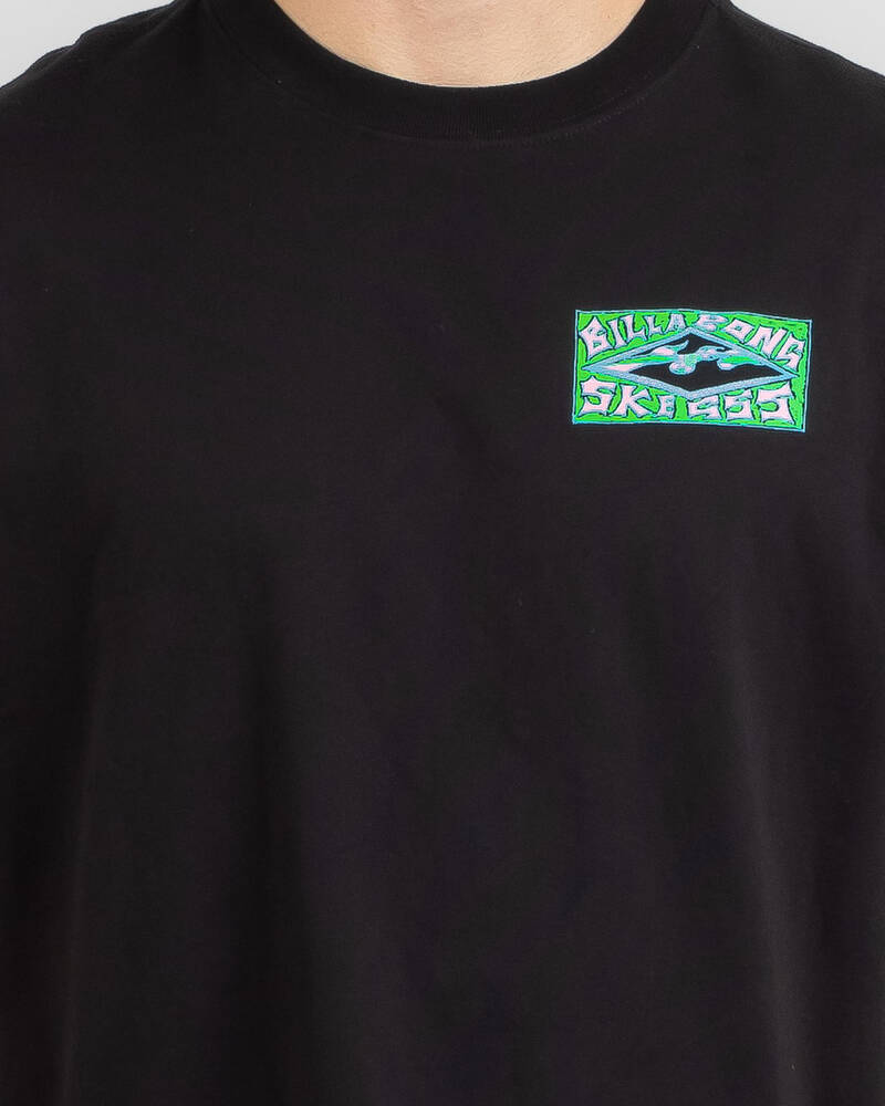 Billabong Green Goblin Short Sleeve T-Shirt for Mens