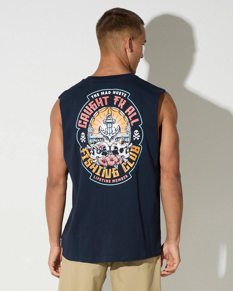 The Mad Hueys Caught Fk All Muscle Tank for Mens
