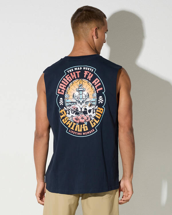 The Mad Hueys Caught Fk All Muscle Tank for Mens