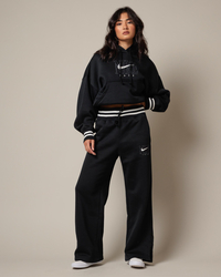 Nike Phoenix High-Waisted Wide Leg Graphic Track Pants for Womens image number null