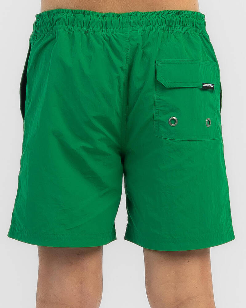 Santa Cruz Boys' Classic Dot Cruizer Beach Shorts for Mens