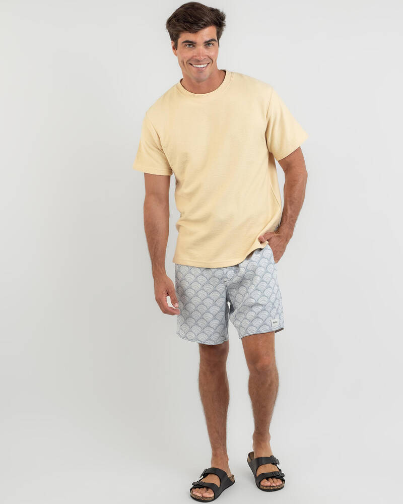 Rhythm Textured Short Sleeve T-Shirt for Mens
